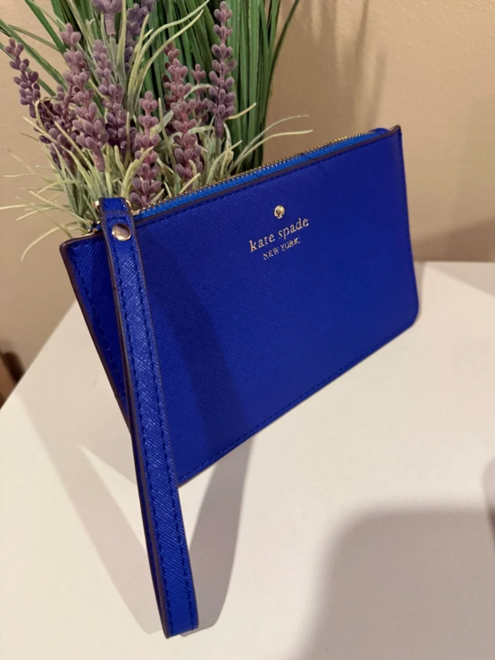 Kate Spade Cobalt Blue Wristlet Clutch - Picture 2 of 4